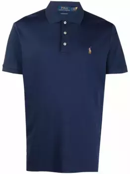 Рубашка поло из джерси POLO RALPH LAUREN, синий