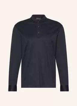 Рубашка-Поло из джерси стандартного кроя Emporio Armani, синий