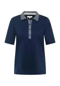 Рубашка-Поло из джерси стандартный крой Eterna, синий