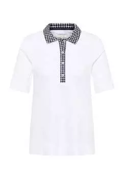 Рубашка-Поло из джерси стандартный крой Eterna, белый