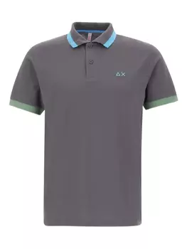 Рубашка-поло из джерси Sun68, черный