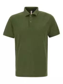 Рубашка-поло из джерси Sun68, зеленый