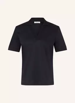 Рубашка-Поло из джерси свободного кроя Maerz Muenchen, синий