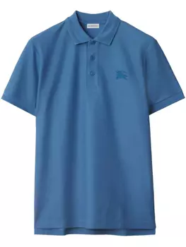 Рубашка поло из хлопка Burberry, синий