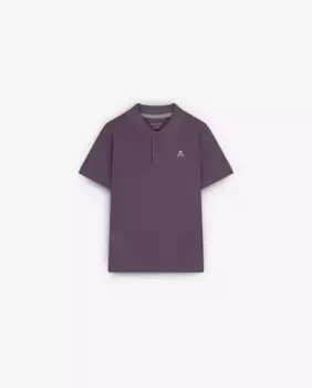 Рубашка поло из хлопка для мальчиков стандартного кроя Scalpers, пурпурный
