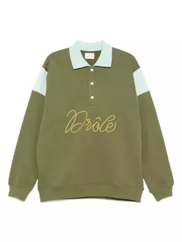 Рубашка-поло из хлопка Drle De Monsieur, зеленый