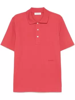 Рубашка поло из хлопка Lanvin, красный
