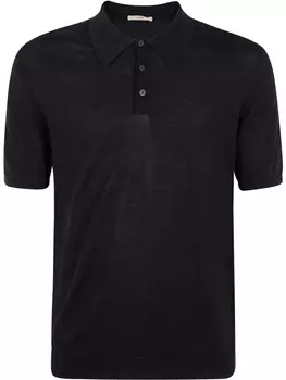 Рубашка-поло из хлопка Nuur, черный