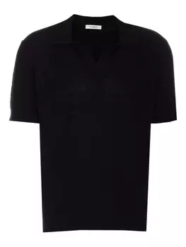 Рубашка-поло из хлопка Paolo Pecora, черный