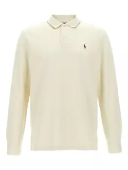 Рубашка-поло из хлопка Polo Ralph Lauren, нейтральный