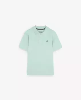 Рубашка поло из хлопка с короткими рукавами для мальчиков Scalpers, голубой