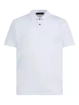 Рубашка-поло из хлопка с короткими рукавами GAZZARRINI X MICHELE FRANZESE, белый