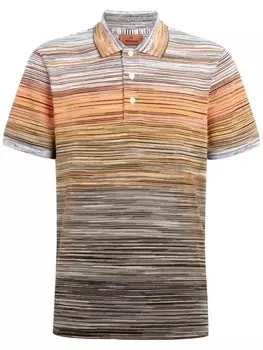 Рубашка поло из хлопка с ворсом Missoni, желтый