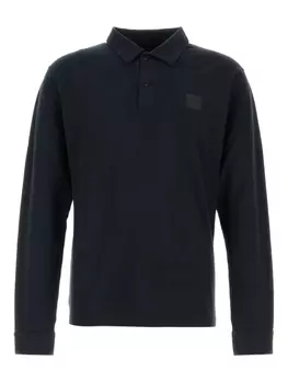 Рубашка-поло из хлопка Stone Island, синий