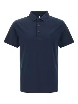 Рубашка-поло из хлопка Sun68, синий