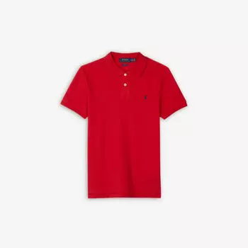 Рубашка-поло из хлопкового джерси с логотипом для 2–14 лет Polo Ralph Lauren, красный