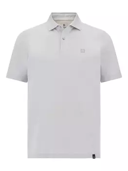 Рубашка поло из хлопкового пике Boggi Milano, белый