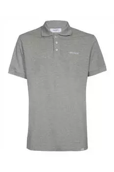 Рубашка-поло из хлопкового пике Les Deux, серый
