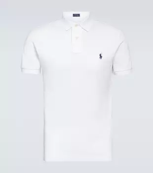 Рубашка-поло из хлопкового пике Polo Ralph Lauren, белый