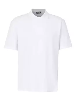 Рубашка поло из хлопкового пике Zegna, белый