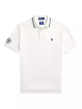 Рубашка поло из коллаборации с Wimbeldon POLO RALPH LAUREN, белый