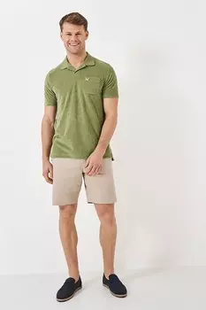 Рубашка-Поло из махровой ткани для экипажа Crew Clothing Company, зеленый