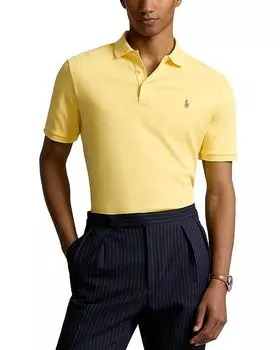 Рубашка поло из мягкого хлопка классического кроя Polo Ralph Lauren, желтый