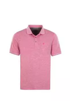 Рубашка поло из мягкого трикотажа с короткими рукавами и воротником-поло Hajo, розовый