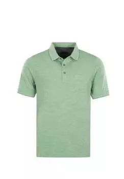 Рубашка поло из мягкого трикотажа с короткими рукавами и воротником-поло Hajo, зеленый