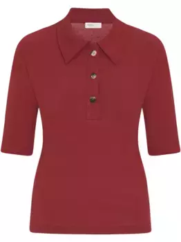 Рубашка поло из органического хлопка Rosetta Getty, красный