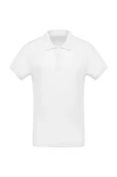 Рубашка поло из органического пике Kariban, белый