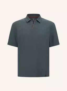 Рубашка поло из пике Boggi Milano, серый