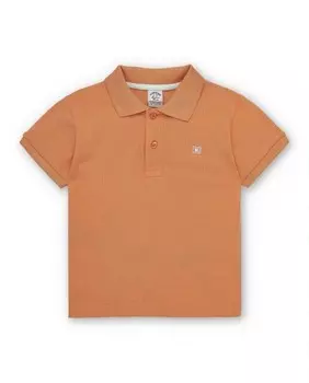 Рубашка-поло из пике для мальчика с короткими рукавами Charanga, оранжевый