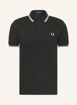 Рубашка-поло из пике FRED PERRY, темно-зеленый