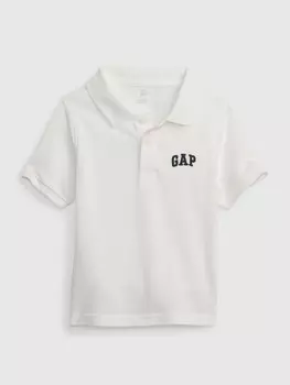 Рубашка-Поло из пике Gap, белый