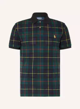 Рубашка-поло из пике индивидуального кроя Polo Ralph Lauren, синий