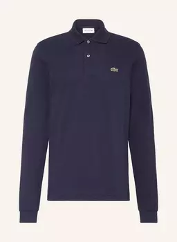 Рубашка-Поло из пике классического кроя Lacoste, синий