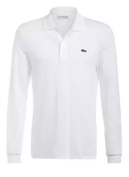 Рубашка-Поло из пике классического кроя Lacoste, белый