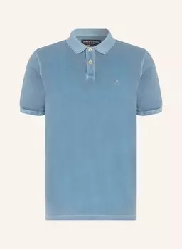 Рубашка-поло из пике Marc O'Polo, синий/серый