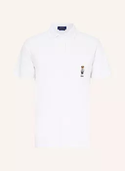 Рубашка-Поло из пике на заказ узкого кроя Polo Ralph Lauren, белый