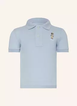 Рубашка-Поло из пике Polo Ralph Lauren, голубой