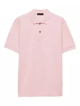Рубашка поло из пике Prada, розовый