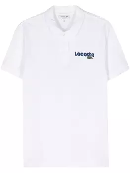 Рубашка-поло из пике с логотипом Lacoste, белый