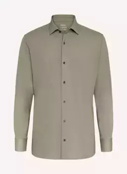 Рубашка-поло из пике стандартного кроя Boggi Milano, зеленый