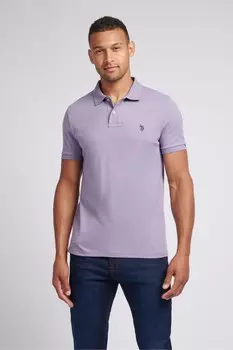 Рубашка поло из пике стандартного кроя U.S. Polo Assn, фиолетовый