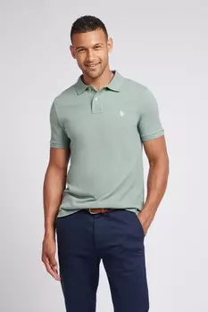 Рубашка поло из пике стандартного кроя U.S. Polo Assn, зеленый