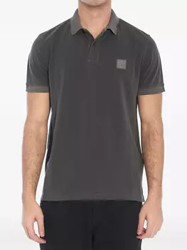 Рубашка поло из пике Stone Island, серый