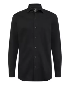 Рубашка Поло из японского джерси стандартного кроя Boggi Milano, черный