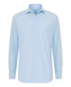 Рубашка Поло из японского джерси стандартного кроя Boggi Milano, синий