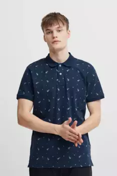 Рубашка-поло из смеси "BLEND BHPolo", цвет Dress Blues